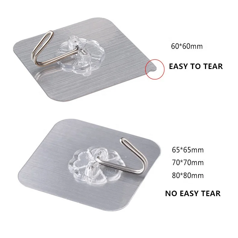 Продукт ежедневных нужд, Модный новый дизайн, водостойкая Съемная многоразовая настенная вешалка, крючки для бытовых мелочей