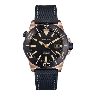 Custom Stainless Steel PVD Bronze Coating Super Luminous BGW9 Watches Automatic for Men Mechanical Watches With Nylon Band