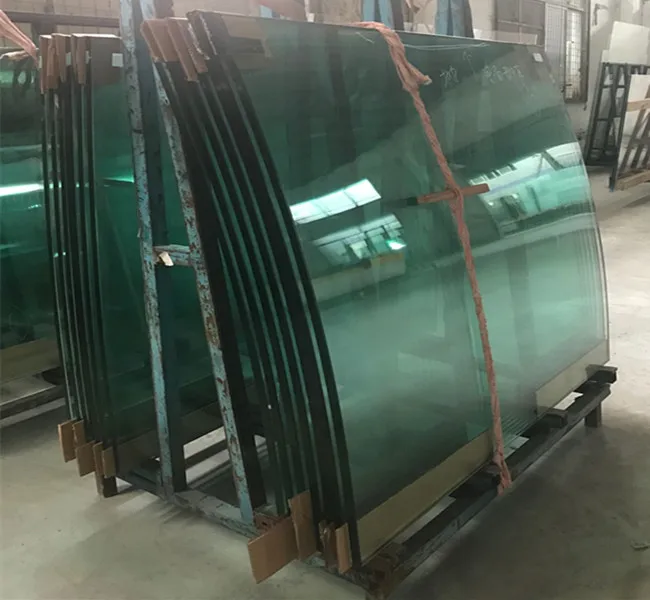 17.52mm Curved Laminated Glass 8 1.52 8 Esg Clear Low Iron Pvb Sgp Film
