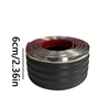 black with silver edges
