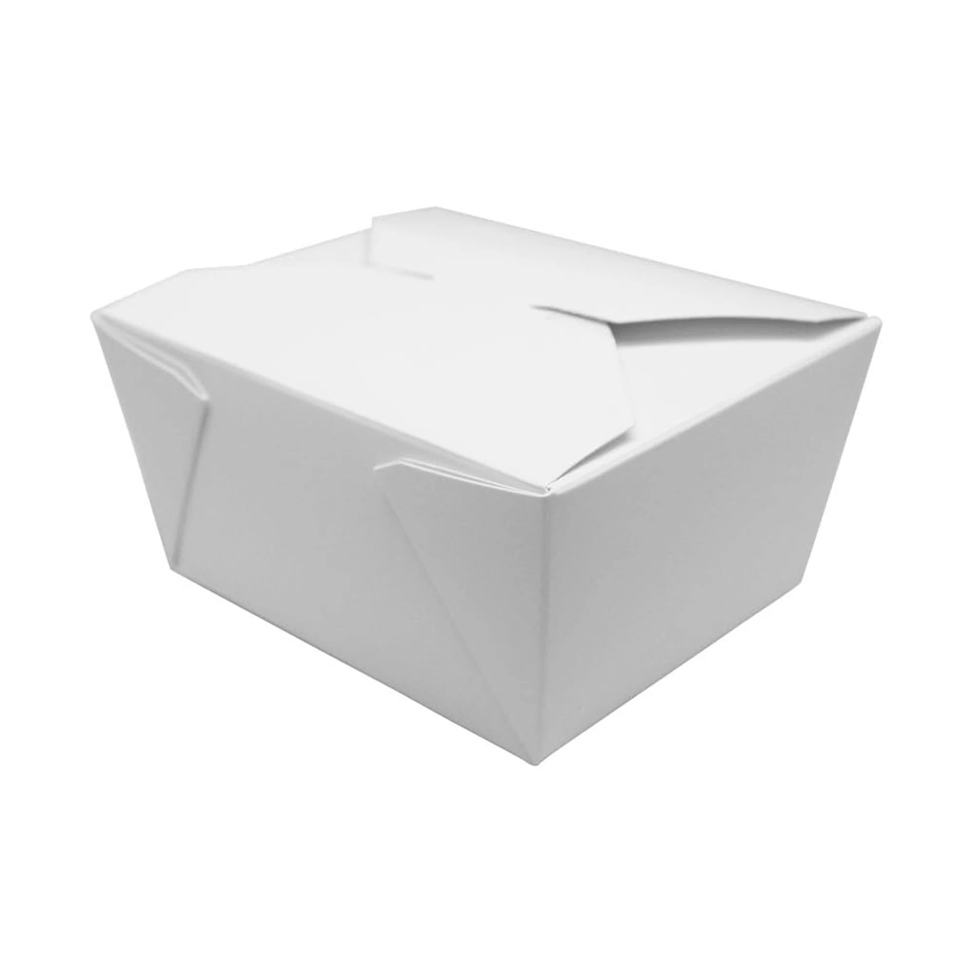 White Food-grade Thickened Foldable Kraft Paper Oil-resistant Takeout Food Box Paper Food Packaging Box