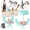 Ensemble de course de chevaux coloré NS-09127A