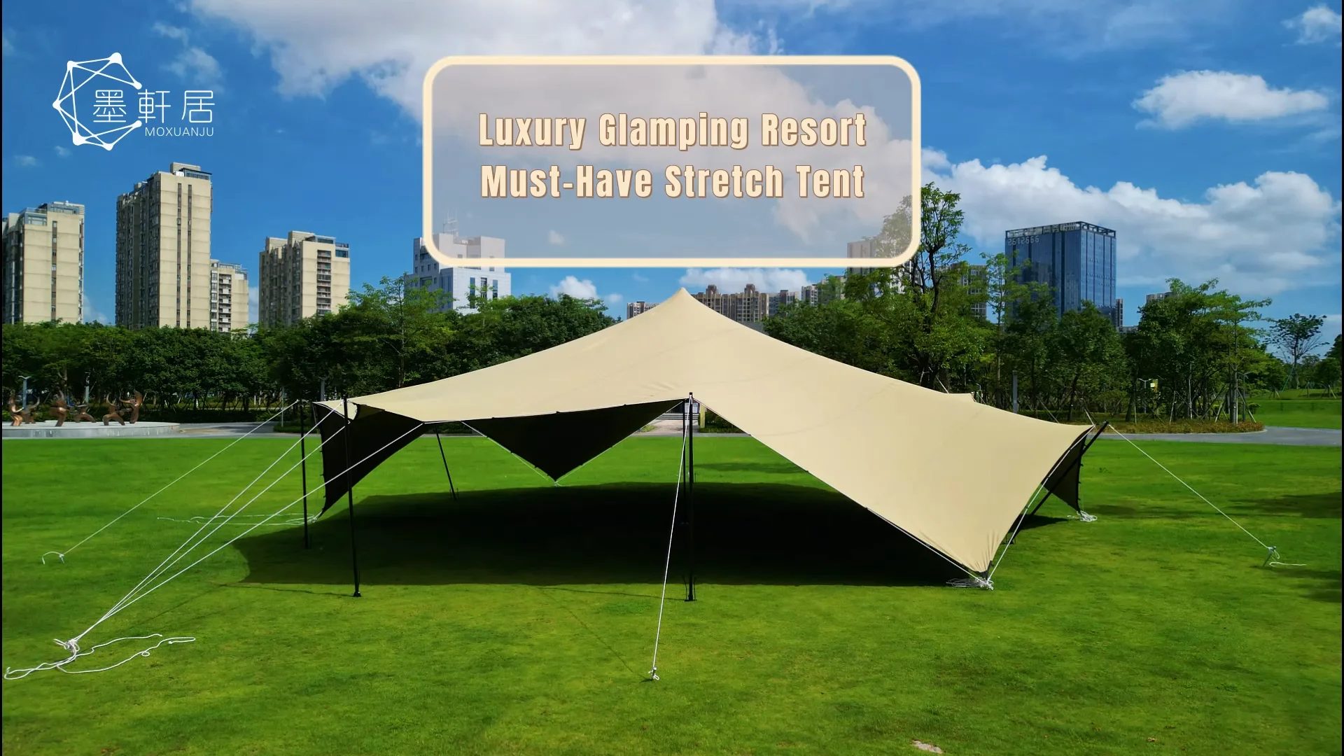 300 Seater Large Holes Fabric Festival Wedding Event Stretch