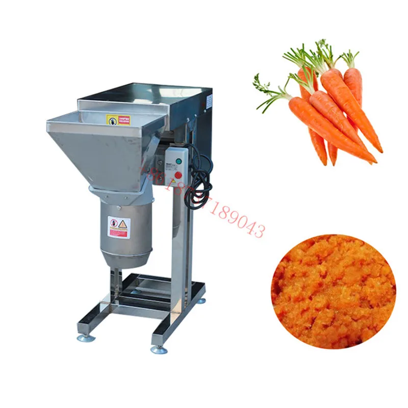 Automatic Mashed Potatoes Processing Machine Vegetable Fruits Salad Cassava Onion Garlic Ginger Pepper Mashing Grinding Machine