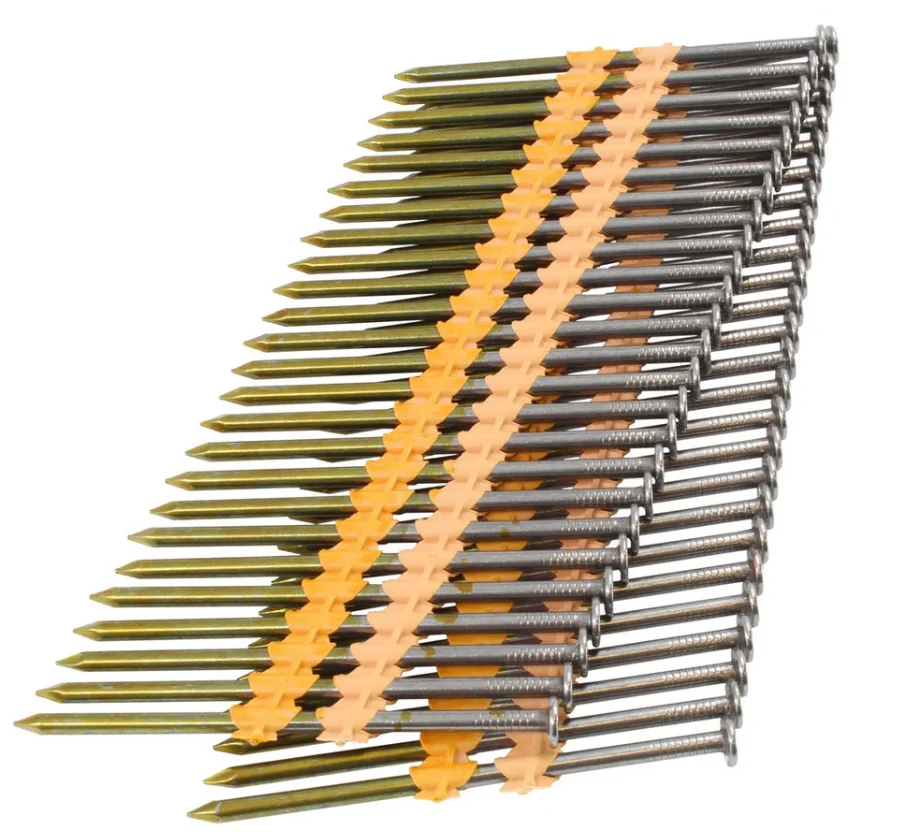 21 Degree Framing Nail Gun Paslode 3 1/4 Galvanized Bright Plastic Framing Nails Collated Into Timber