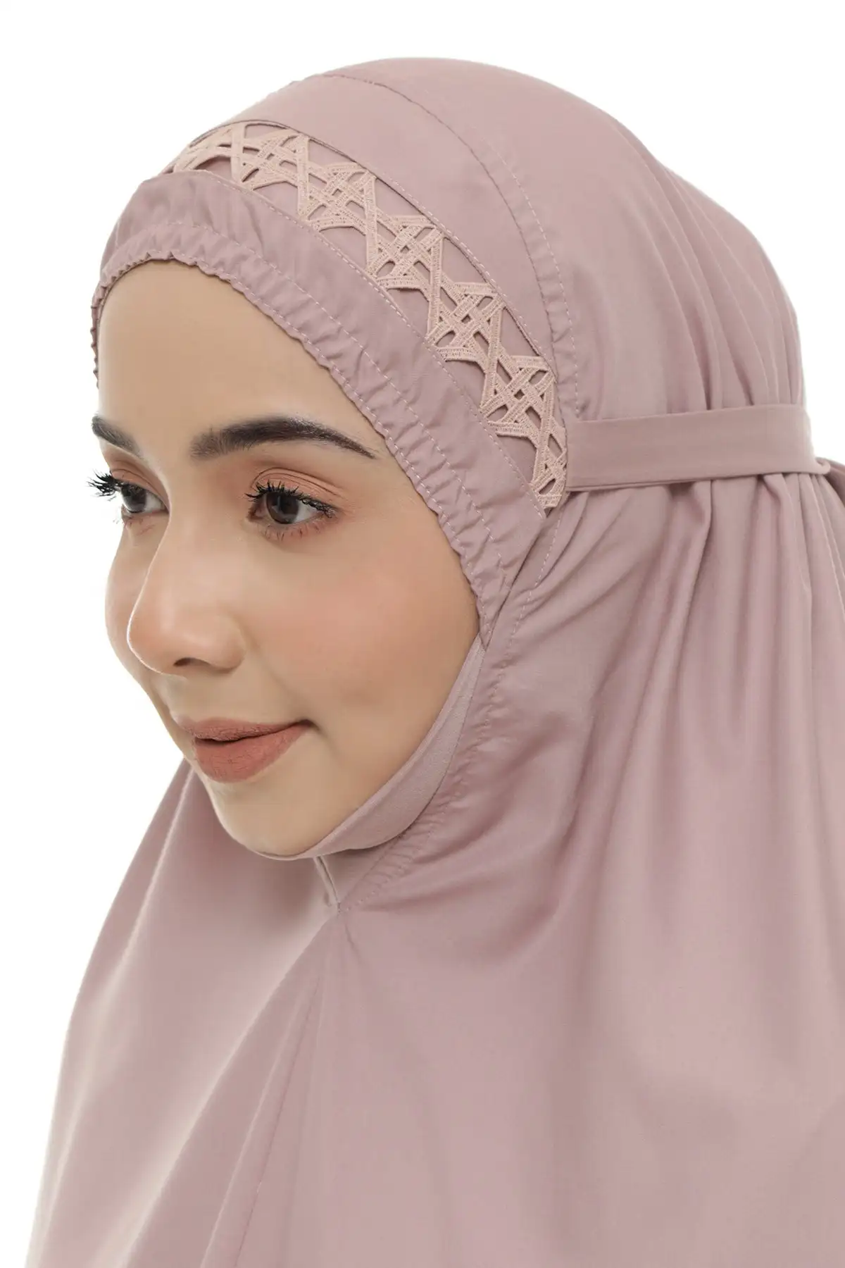 SIPO Hot Selling One-piece Prayer Robe Madina Silk Telekung Muslim ...