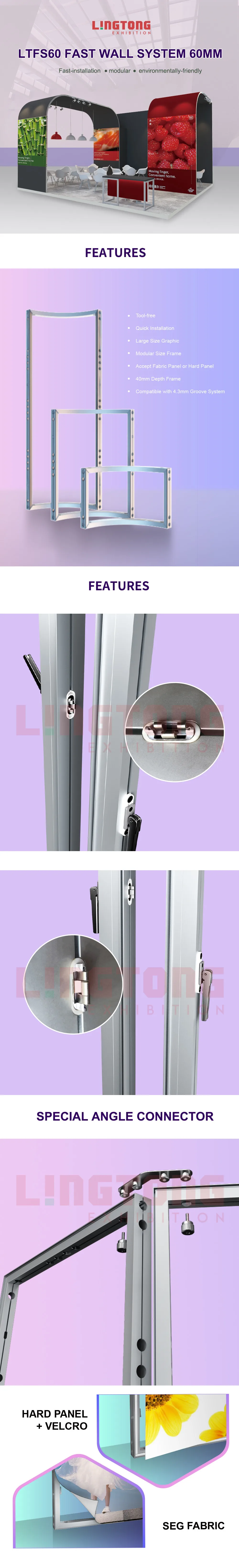 Toolless Connector For Original Wall Frame System With Big Holes (18 ...