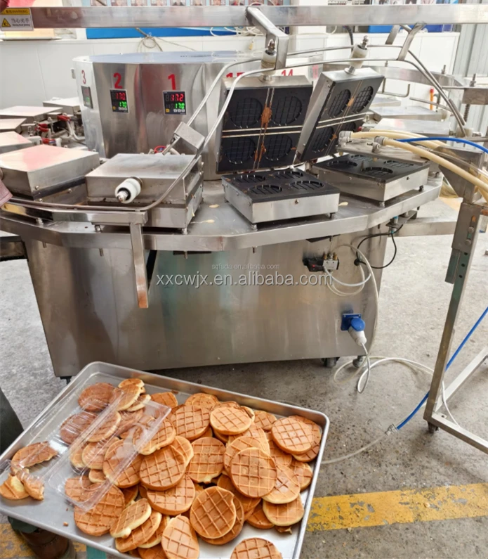 Factory Supply Customizable Size Automatic Crispy Egg Roll Ice Cream  Cone Rolling Machine Waffle Cone Making Machine