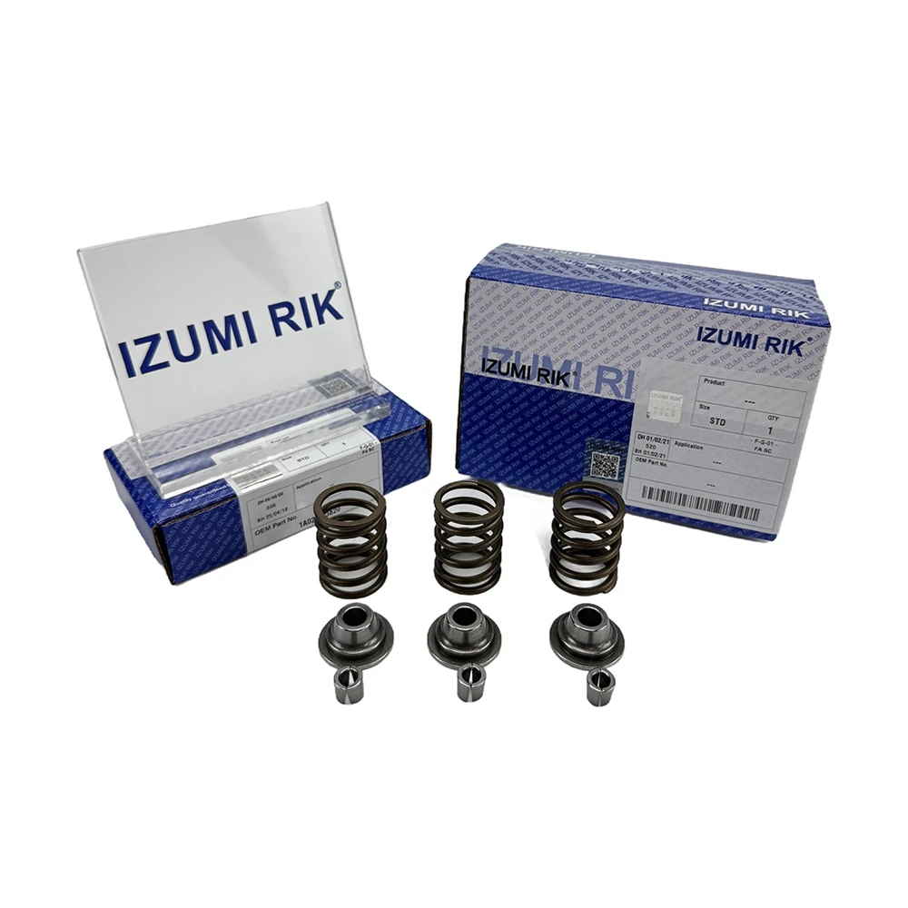 IZUMI RIK for Caterpillar C3.4 C3.8 C4 C4.2 Valve Spring + Seat + Retainer Engine Parts
