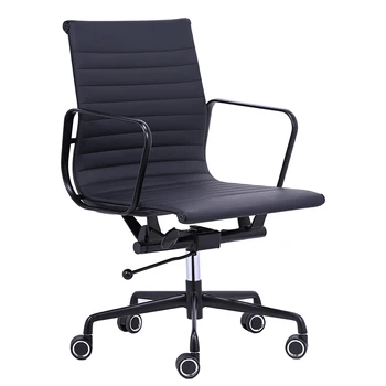 Modern Middle Back PU Leather Chair Swivel Chair Lift Chair Use for Home Office Room and Hotel