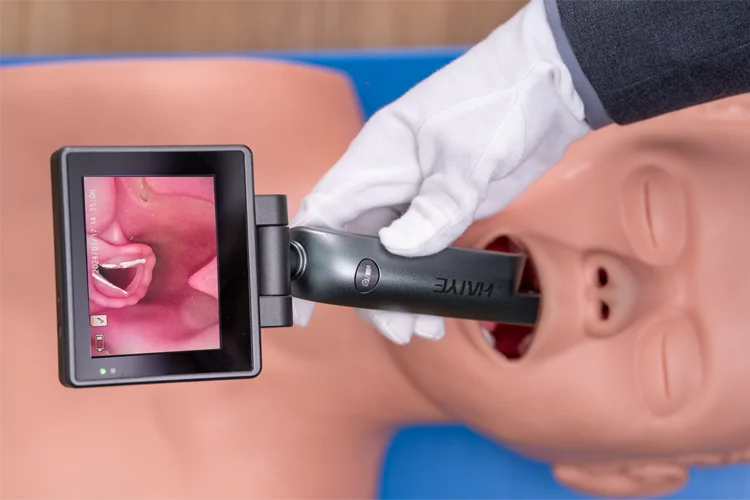 3.5'' Touchscreen Pediatrics and Neonates Video Laryngoscope  Without Preheating HAIYE Medical Imaging Instrument