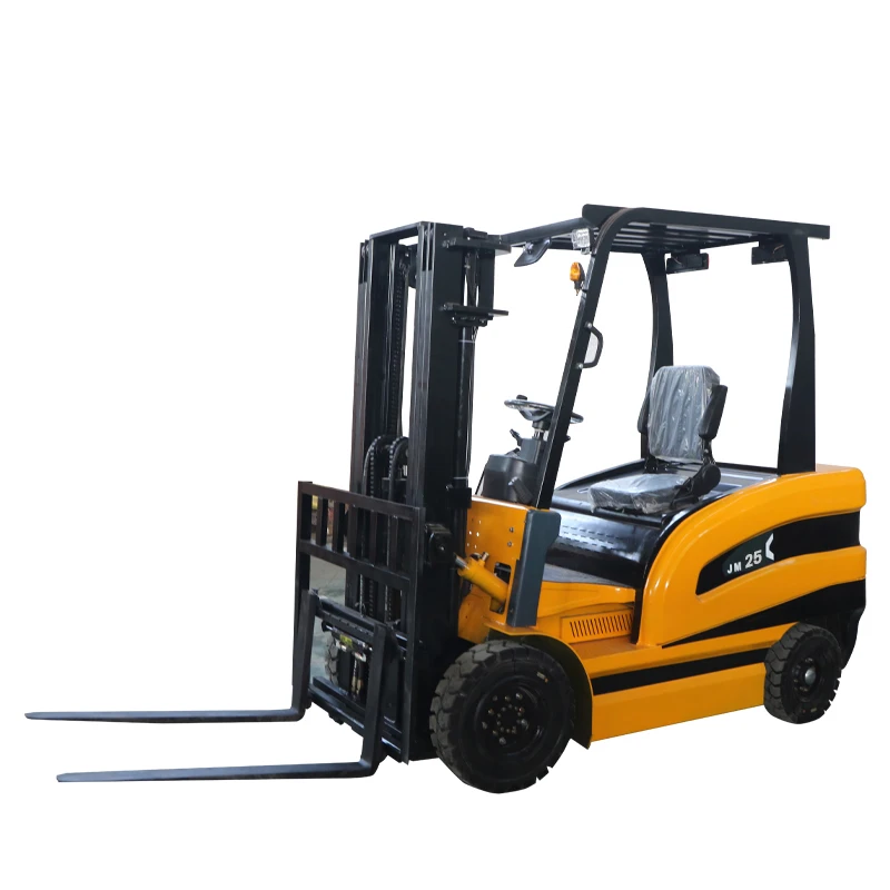 Popular Design 2.5 Ton Small Electric Forklift Double Handler Good Quality forklift Hand Operated 1.5 Ton Rated Loading Capacity