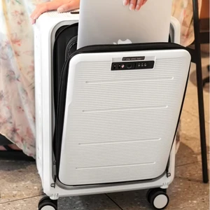 Hot Selling Lightweight Spinner Suitcase PP Front Open and Foldable New Design Collapsible Carry-On Luggage for Travel