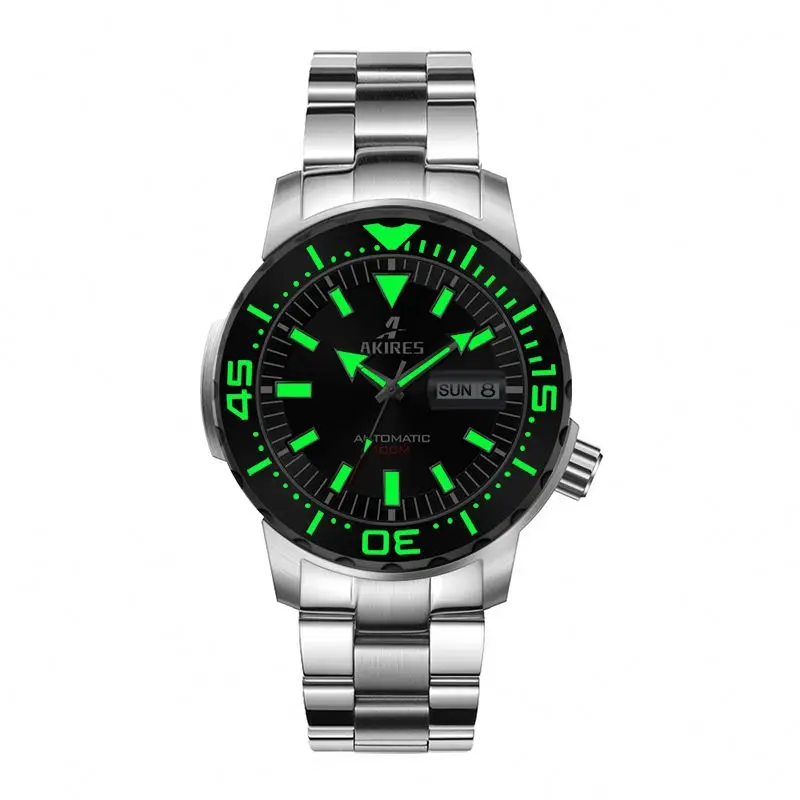 Tungsten Case Chronograph Original for Price Hand Men Golden Color Automatic Mechanical Core Watch