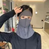 Dark Gray - Seamless Neck Support Hyaluronic Acid Facekini