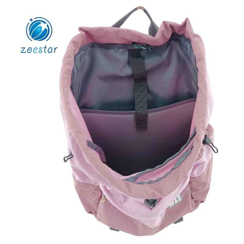 Soft and Multi-colors Drawstring Backpack Bag Gym Sports Daily String Bags padded Shoulder Straps factory