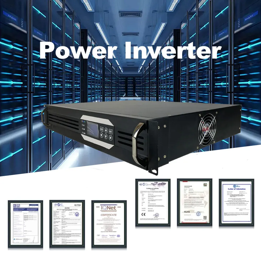 Vfd Rack Type BVT 2U Pure Sine Wave Converter 19 Inch Rack Type Inverter 800W Rated ...