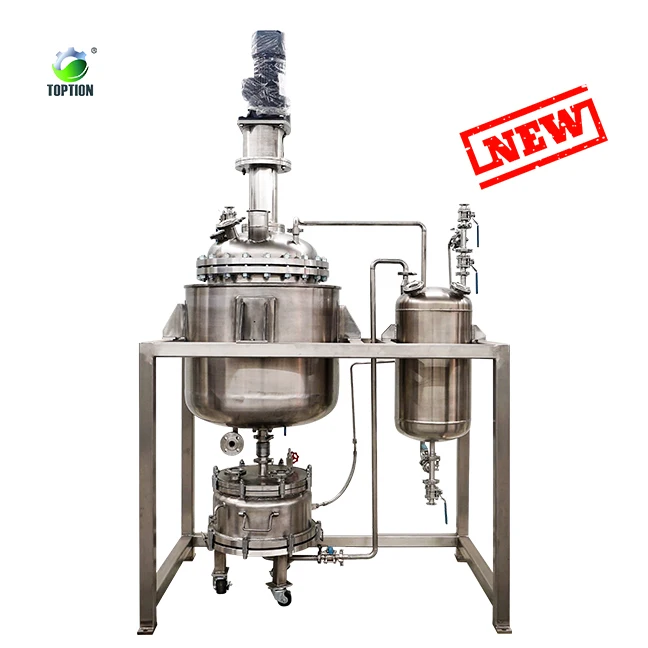 Valuen 50L 100L Crystallizing Isolate Stirring Agitated Filter Reactor Stainless Steel Crystallization Kettle