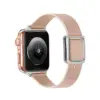 Pink band silver buckle