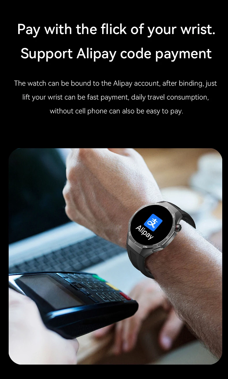 Watch 5 Pro GT5 PRO SmartWatch Men HD Screen BT Call NFC Ultra-low Latency Outdoor Compass Sport Fitness Bracelet Smart Watch