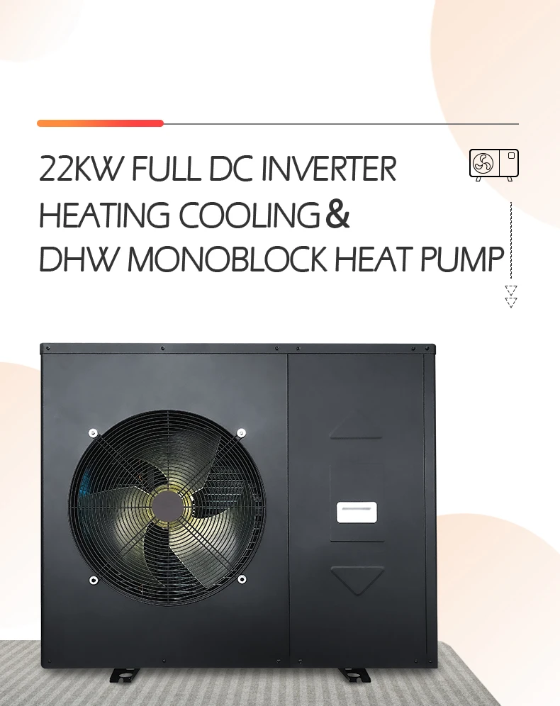 R410a Dc Inverter Monoblock Heat Pump Water Heaters For Home Heating