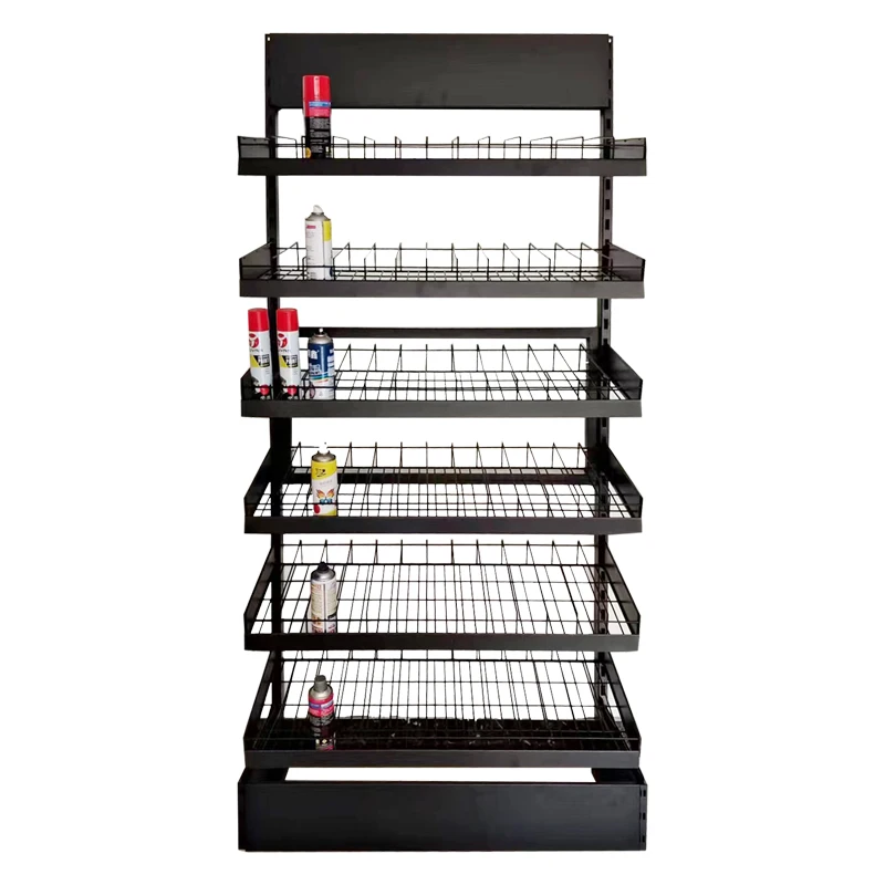 New Counter Top Commercial Aerosol Paint Can Rack Bottle Metal Wire Pop