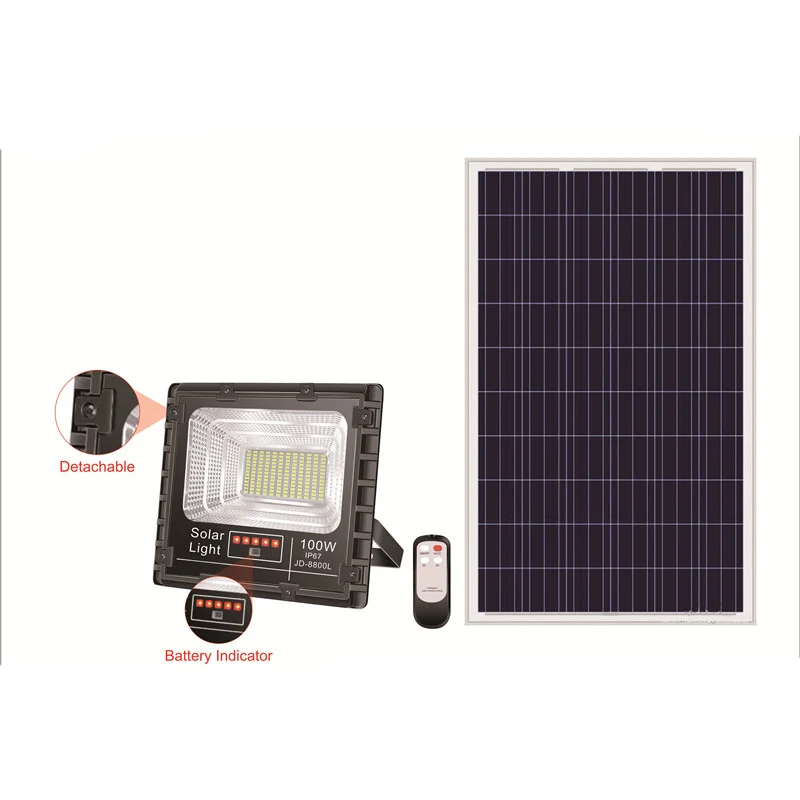 
 Литиевая батарея Newsky Power JD-8300L 300W Lifepo4, светодиодный солнечный прожектор  