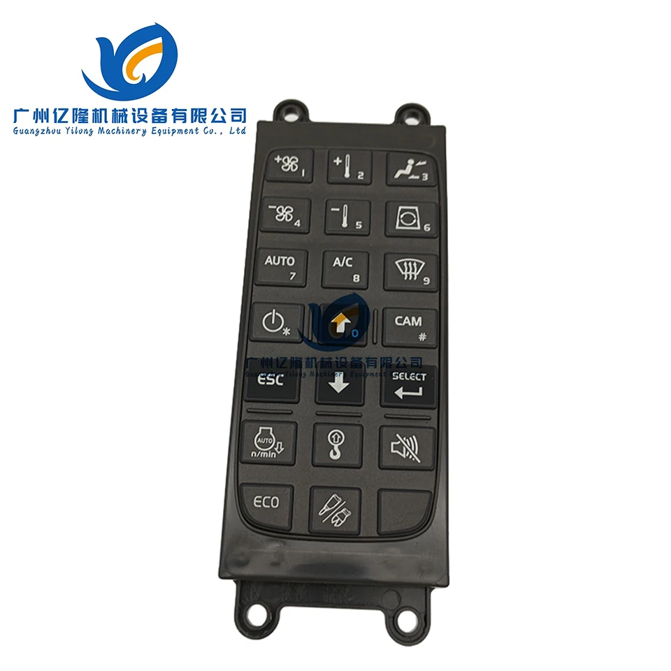 For 14594714 Excavator Parts EC300D EC380D EC250D EC480D Air Conditioner Controller Panel Switch