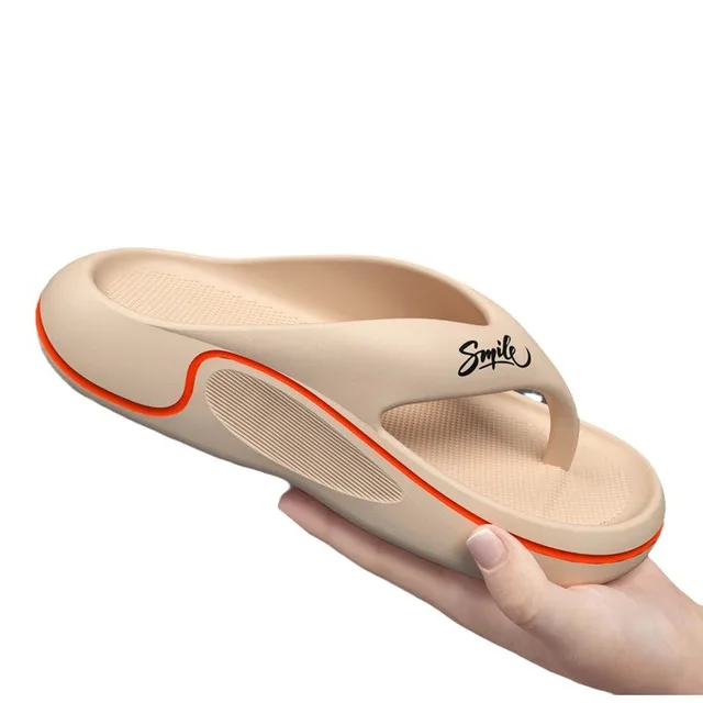 Summer Outdoor Leisure Beach EVA Sandals Non-slip Flat Sandals Toes Breathable Flip-flops