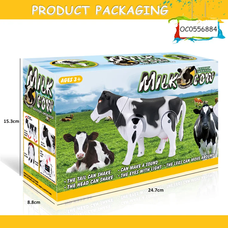 Funny B/o Electric Baby Plastic Toy Milk Cow For Kids With Light Music -  Buy Toy Cow,Plastic Toy Milk Cow,Baby Cow Toy Product on 