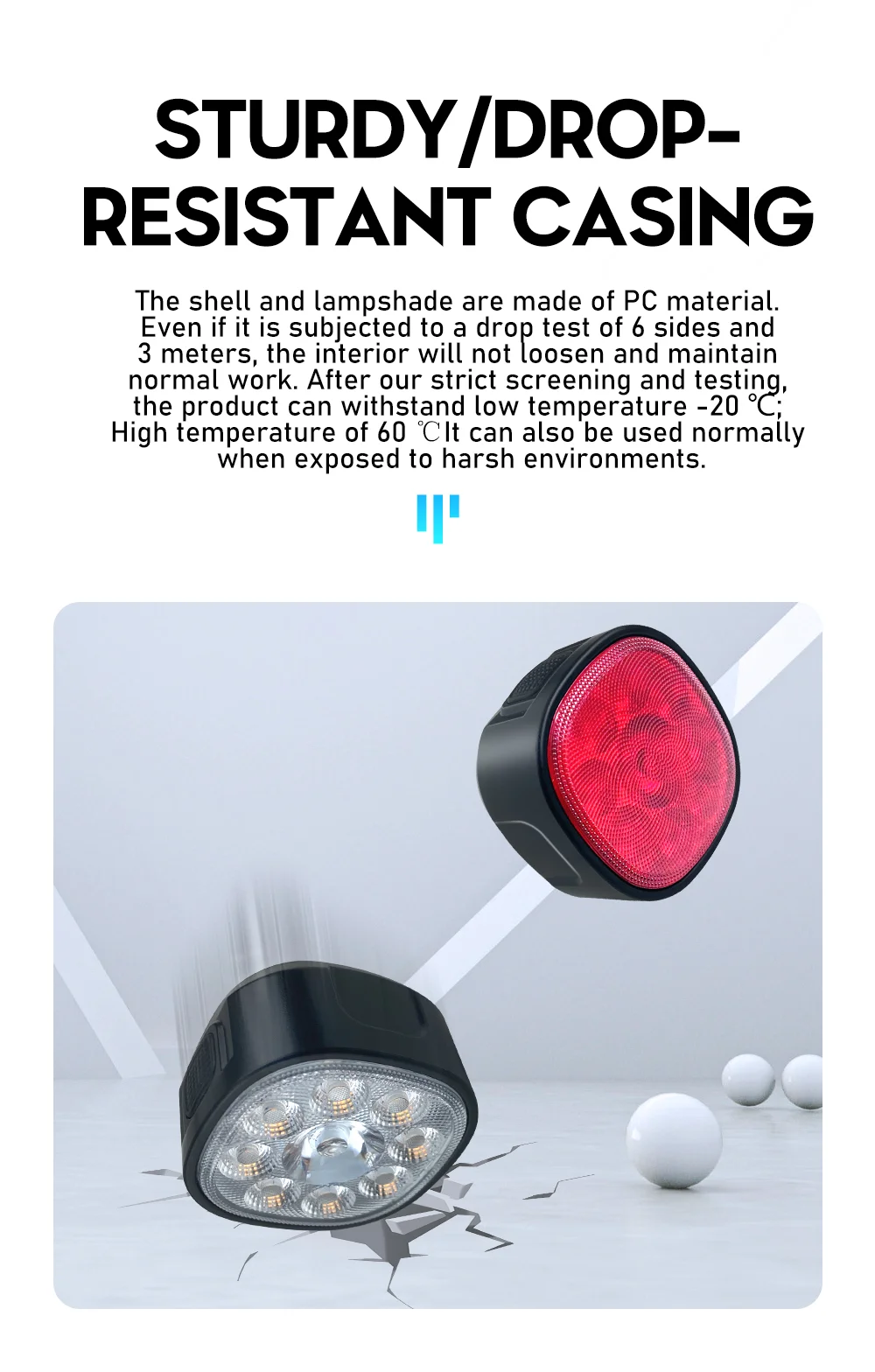 Phare Avant Vélo LED Rechargeable USB - 800 Lumens, étanche, 1000 MAh - Pour VTT, Nuit, Sécurité