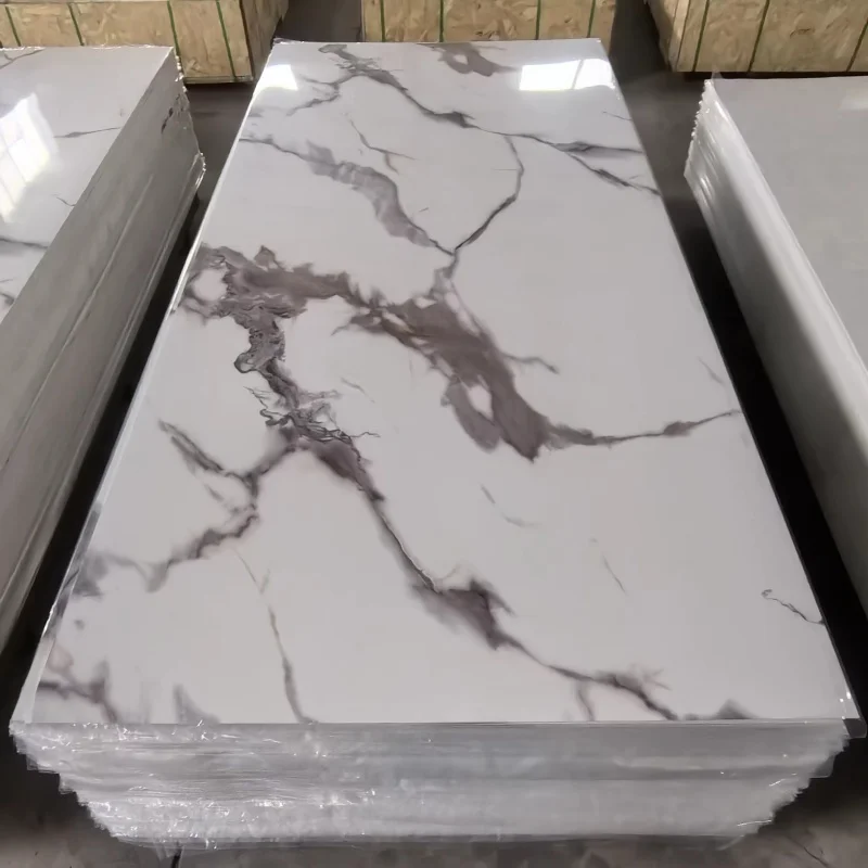 Walling Cladded Effect Panels Indoor Protective Wall UV Marble Wall Panels With Best Quality Interior Marble Boards Pvc Sheet