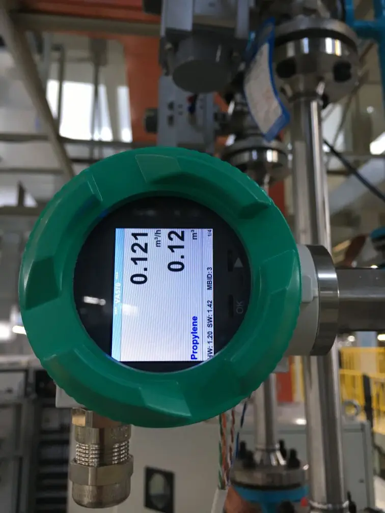 Va500 Va520 Natural Gas Flow Sensor With Temperature For Compressed Air