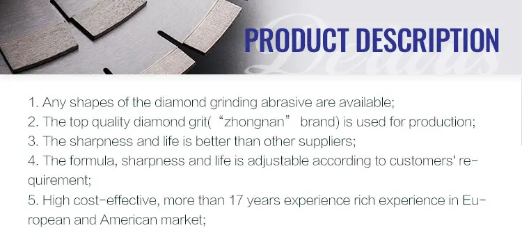 Diamond Grinding Plate Medium Bond 30/40# 50/60# 80/100# Grit for Longer Lasting Grinding Operations Concrete Marble Grinding