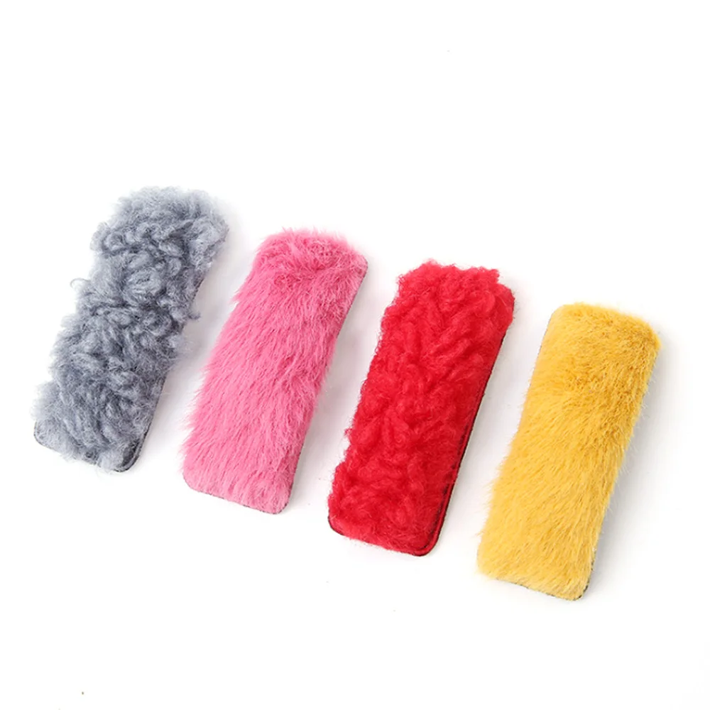 XQ008 2019 новейший дизайн корейский парикмахерский Симпатичный плюшевый зажим для волос сезонные садовые украшения крошечные