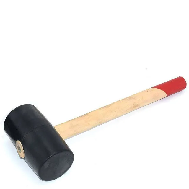 Hot Sale Claw Hammer Black Elastic Rubber Mallet for Floor Ceramic Tile Installation Environmentally Friendly