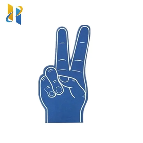 OEM & ODM индивидуальные спортивные лаконичные перчатки Eva из пенопласта, Пальцы для матчей, фанатов клубов