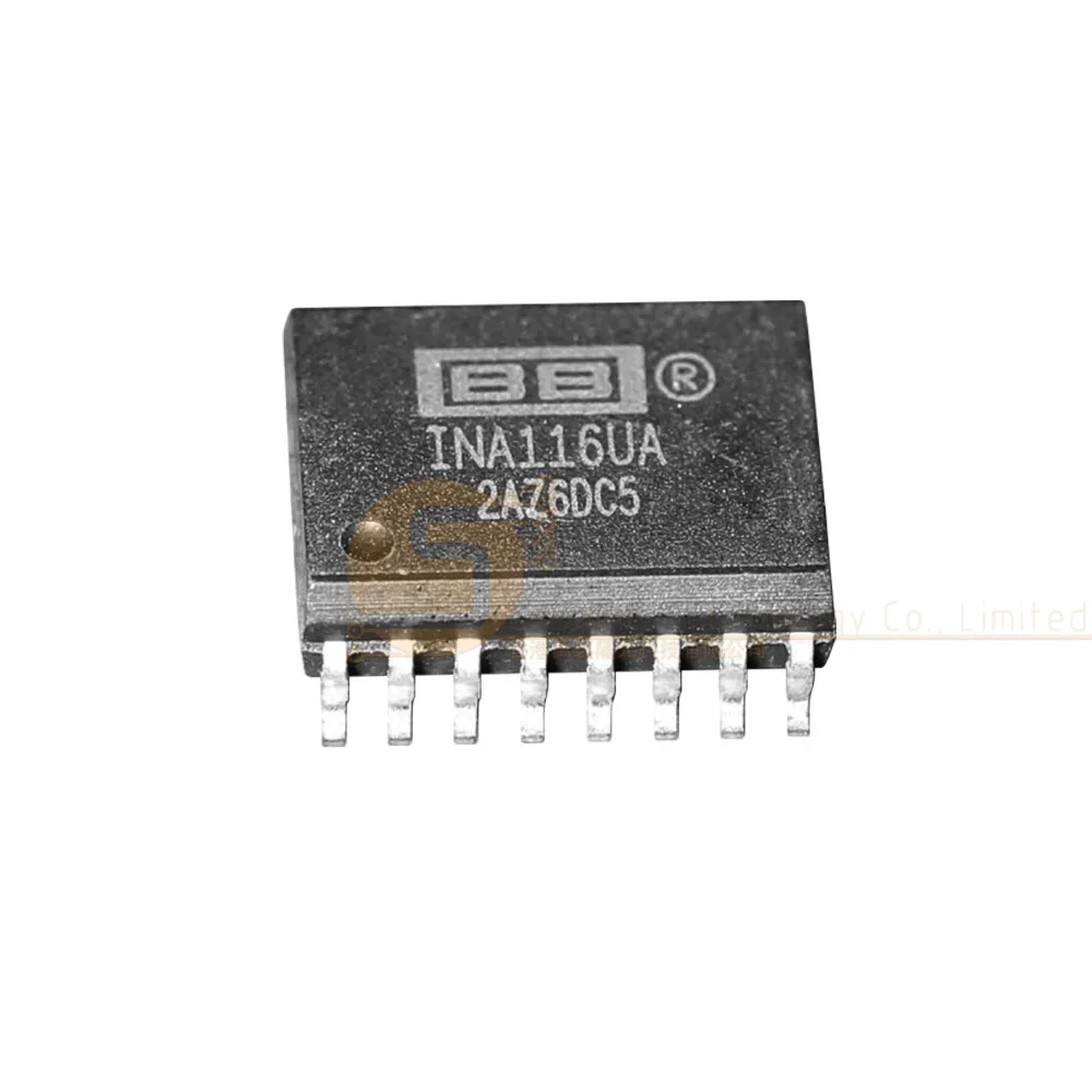 Precision Instrumentation Amplifier INA116UA SOP-16 for Biomedical and Industrial Sensors
