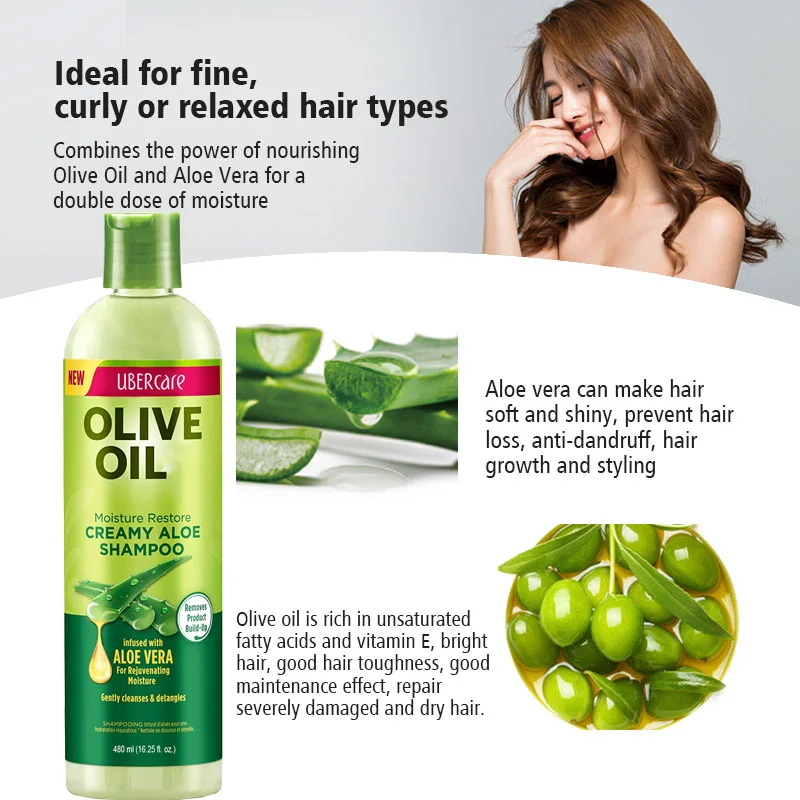 Stock Product Olive Extract Summer Oil Control Hair Care Hotel Best Olive Oil Hair Shampoo for Dry Hair
