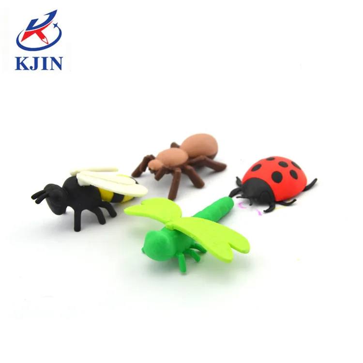 300 Gommes Mignonnes Animaux & Fruits – Mini Gommes Kawaii Colorées – Récompenses Scolaires & Cadeaux Enfants