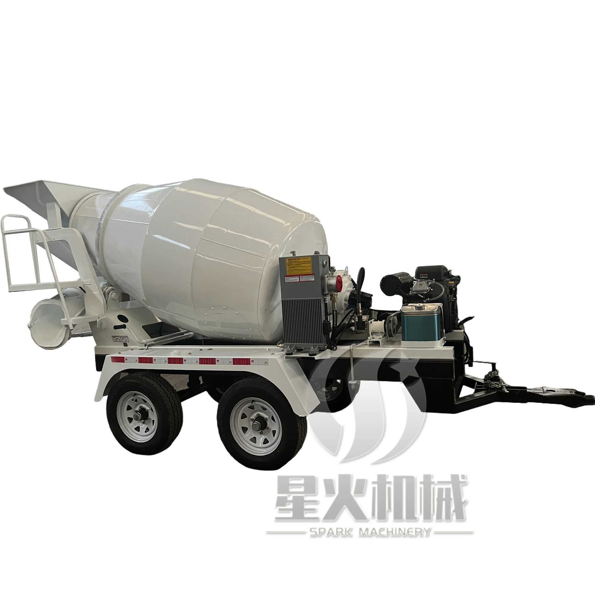 4 Cubic Yards Concrete Portland Transit Mixers Movable Mini Concrete Mixer for Trucks Quality Mixing Tank Machine for Factory