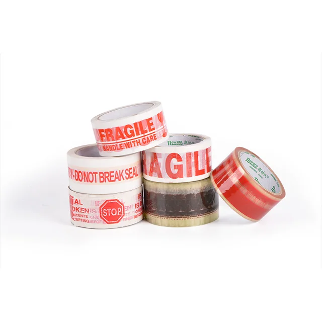 6 Rolls of Low Noise Fragile Packing Tape 48mm X 66m FREE 24 HOUR DELIVERY 