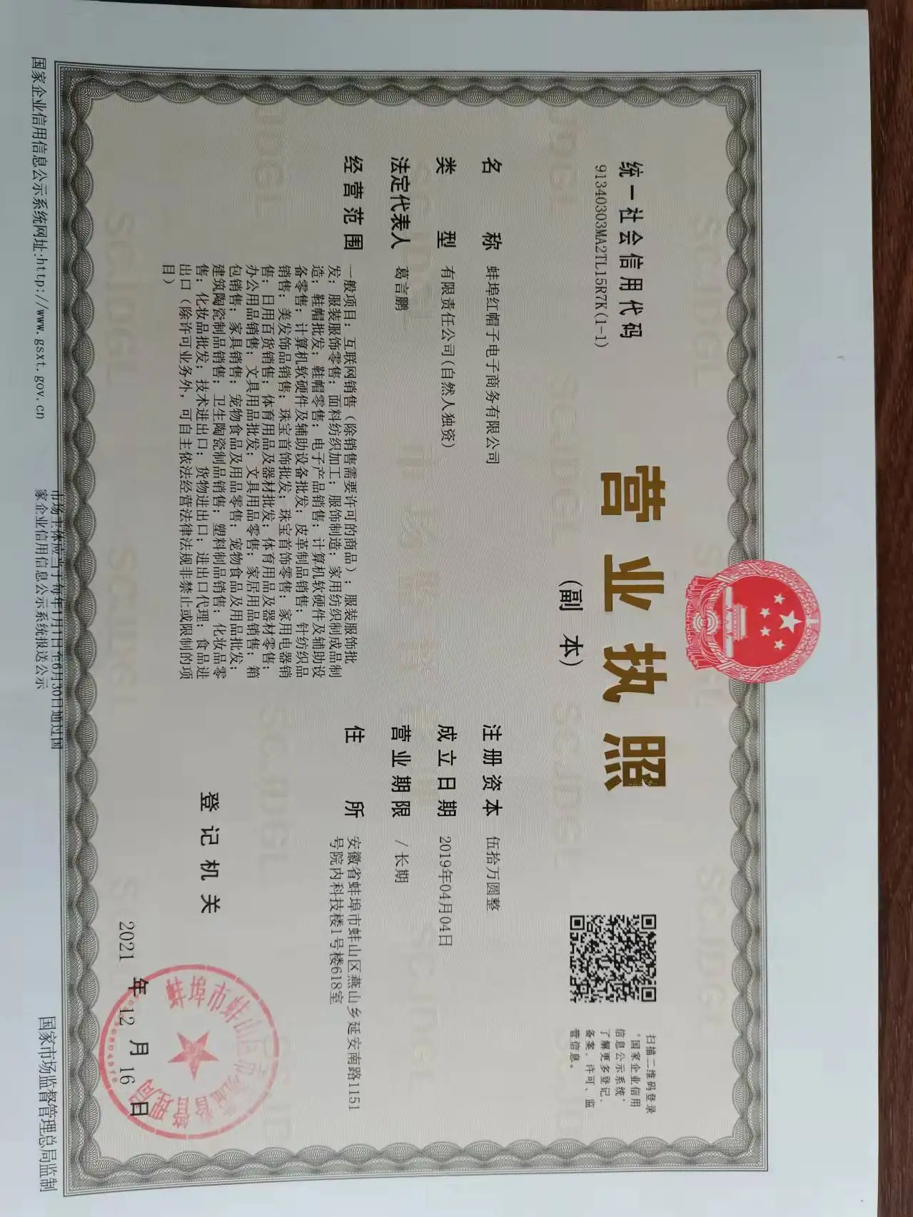 Company Overview Bengbu Red Hat Co., Ltd.