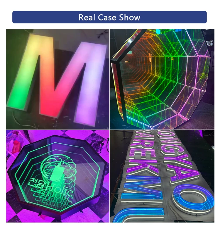 Outdoor Personalized RGB Super Letter Sign Custom LED Light Logo Sign ...