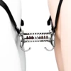 silver color FRRK-3256 curved rings+balls hook+belt