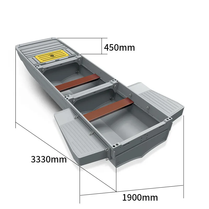 3.33m PE Fishing Boats Splicing Plastic