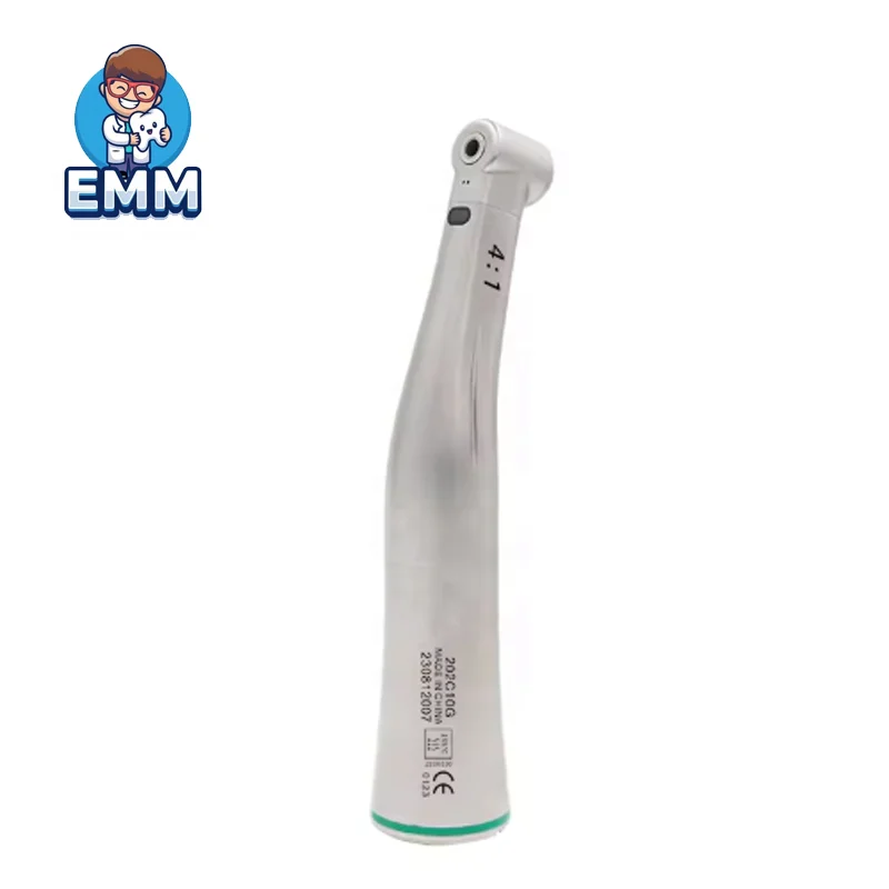 manubria angulare velocitatis lentae dentaria 4:1 cum fibra optica ad reductionem, manubria dentaria cum pulsatore, instrumenta medica dentaria