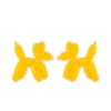 Balloon dog Focal bead Yellow SA213