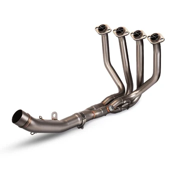 For Kawasaki z800 System Escape Slip On 51MM Front Tube Link Pipe Connect Original full Motorcycle Exhaust System