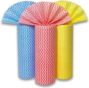 Disposable Coconut Shell Duster Durable Kitchen Cleaning Cloth in Woven Paper Bag Lazy Rags-Free Sample Low Price Natural Smell